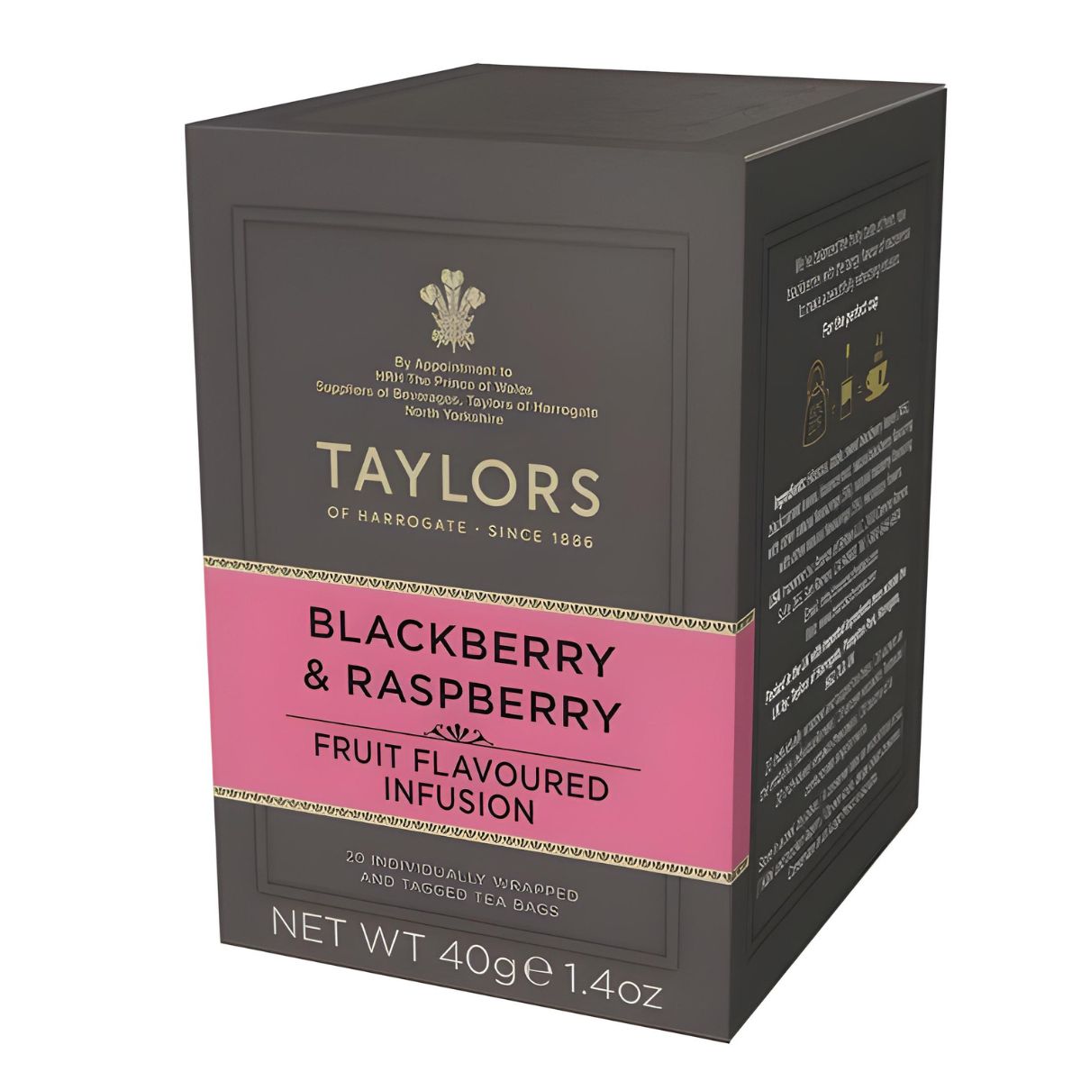 Taylors of Harrogate Blackberry & Raspberry Tea - 20 Teabags