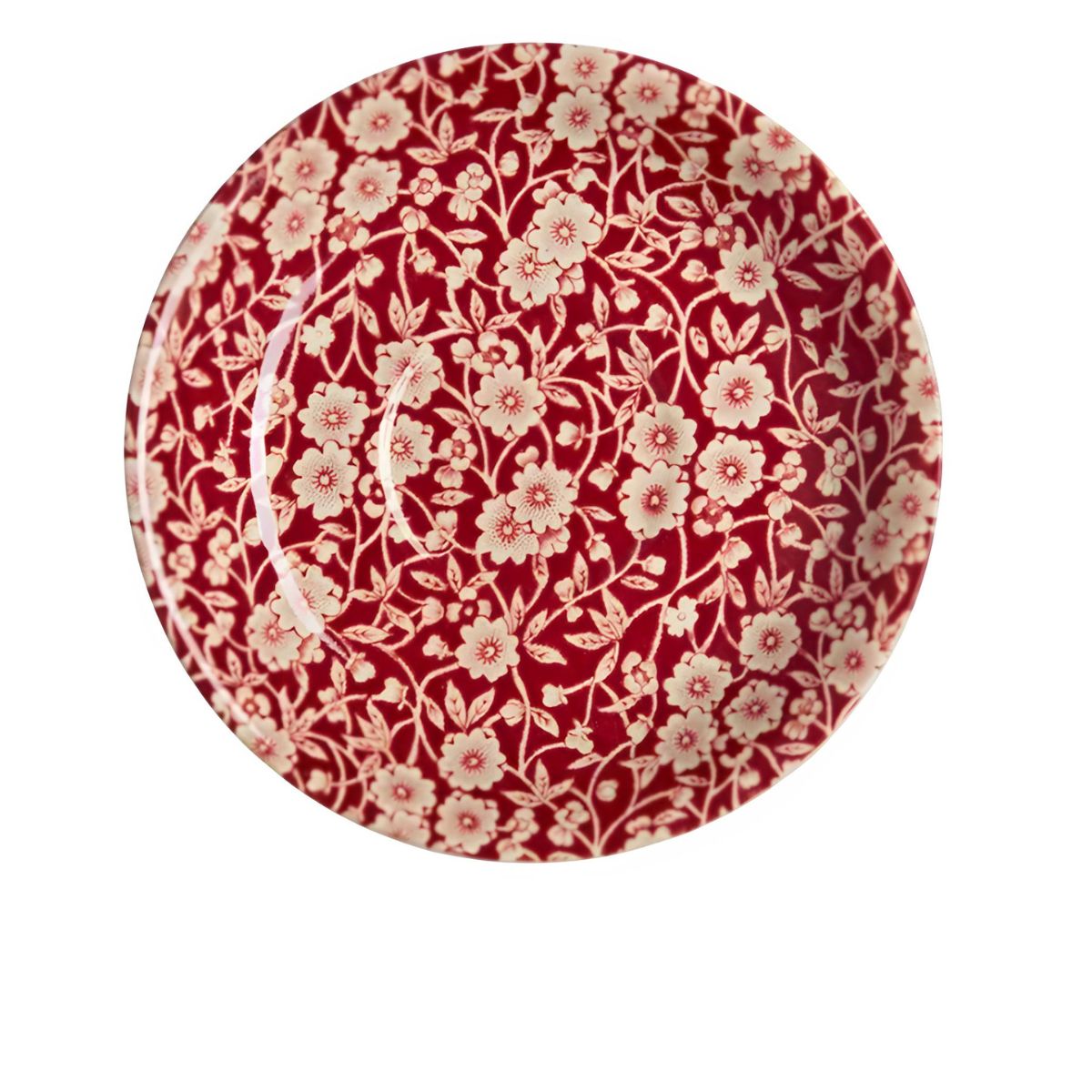 Burleigh Red Calico Breakfast Saucer