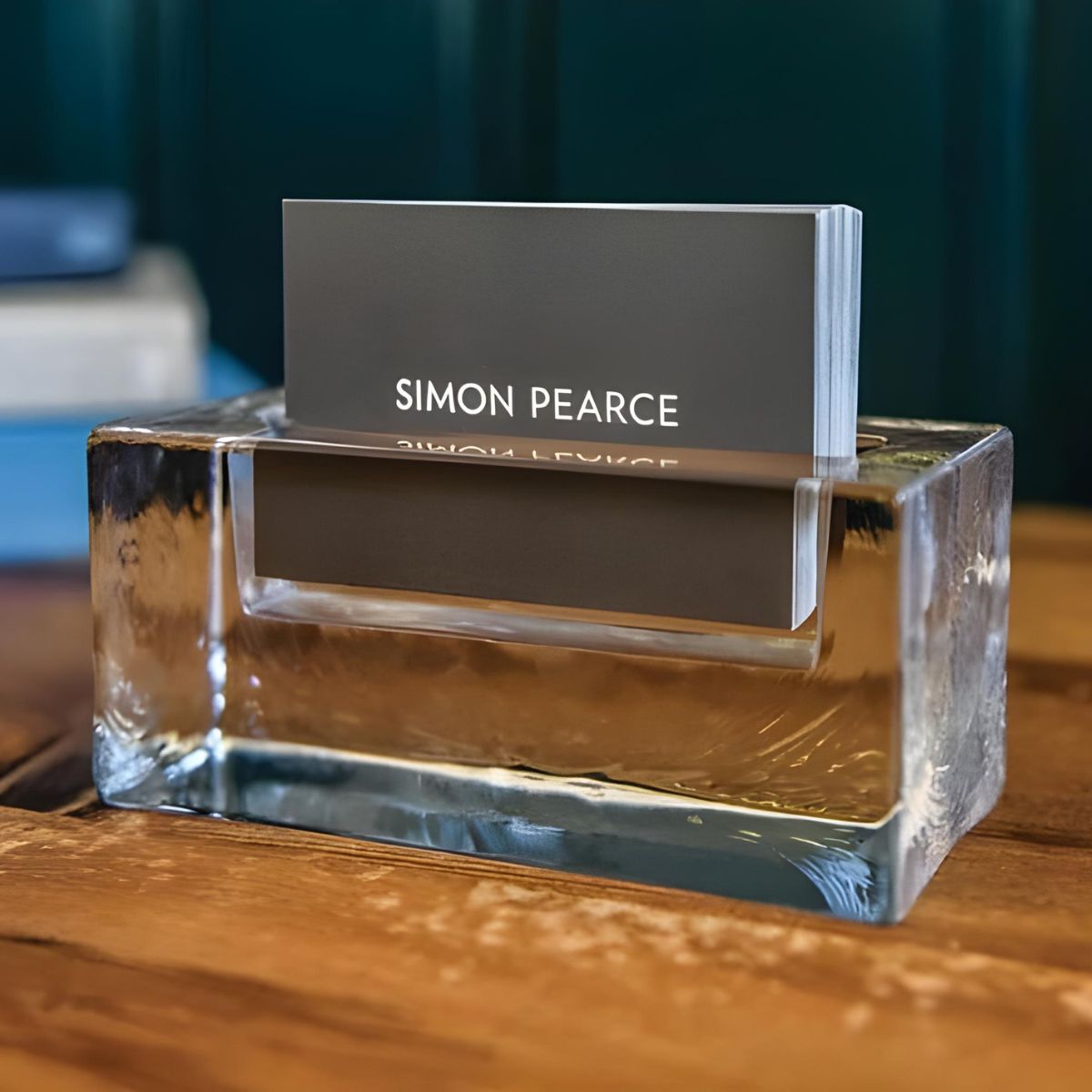 Simon Pearce Woodbury Card Holder
