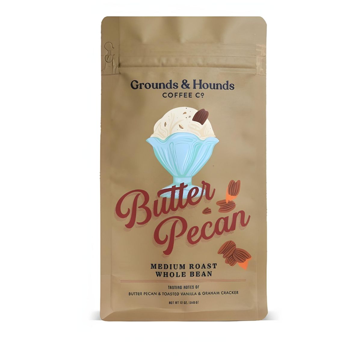 Grounds & Hounds Butter Pecan - Ground