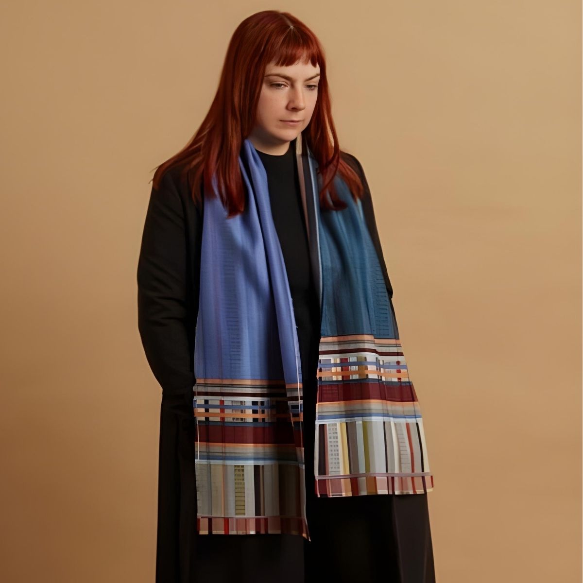 Wallace Sewell Rosa Tide Silk & Wool Scarf