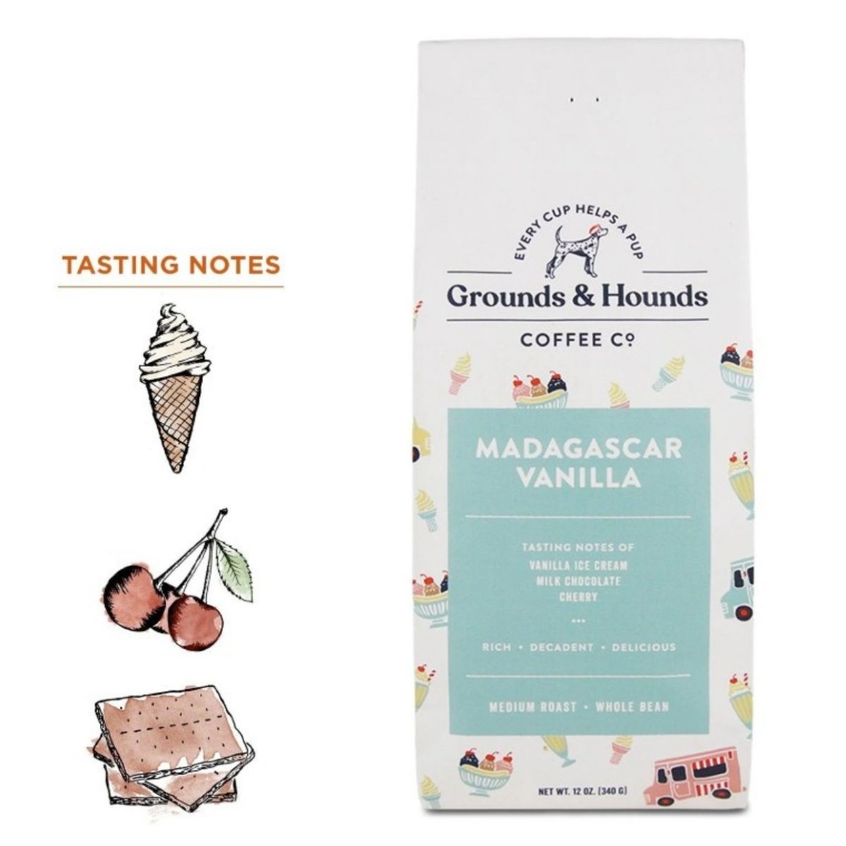 Grounds & Hounds Madagascar Vanilla - Whole Bean