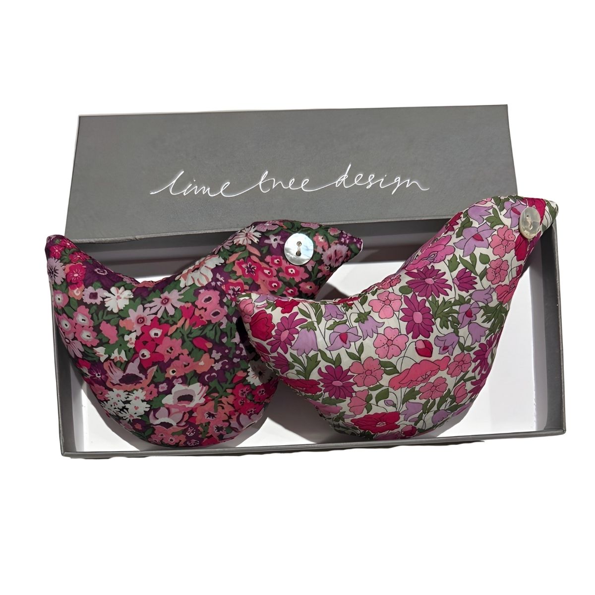 Lime Tree Design Box/2 Love Birds Lavender Birds - Maid Marian