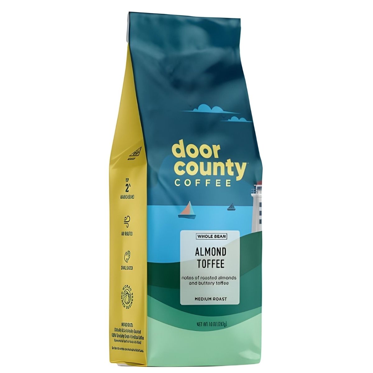 Door County Almond Toffee Whole Bean Coffee - 10oz
