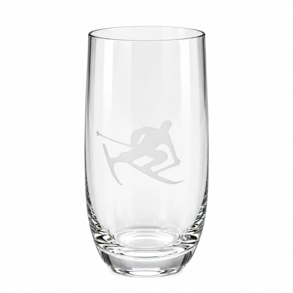Gmundner Keramik Toni, the Skier Water Glass - Retired