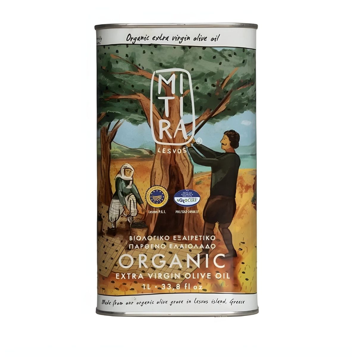 Mitira Organic Extra Virgin Olive Oil - Large - 33.8oz