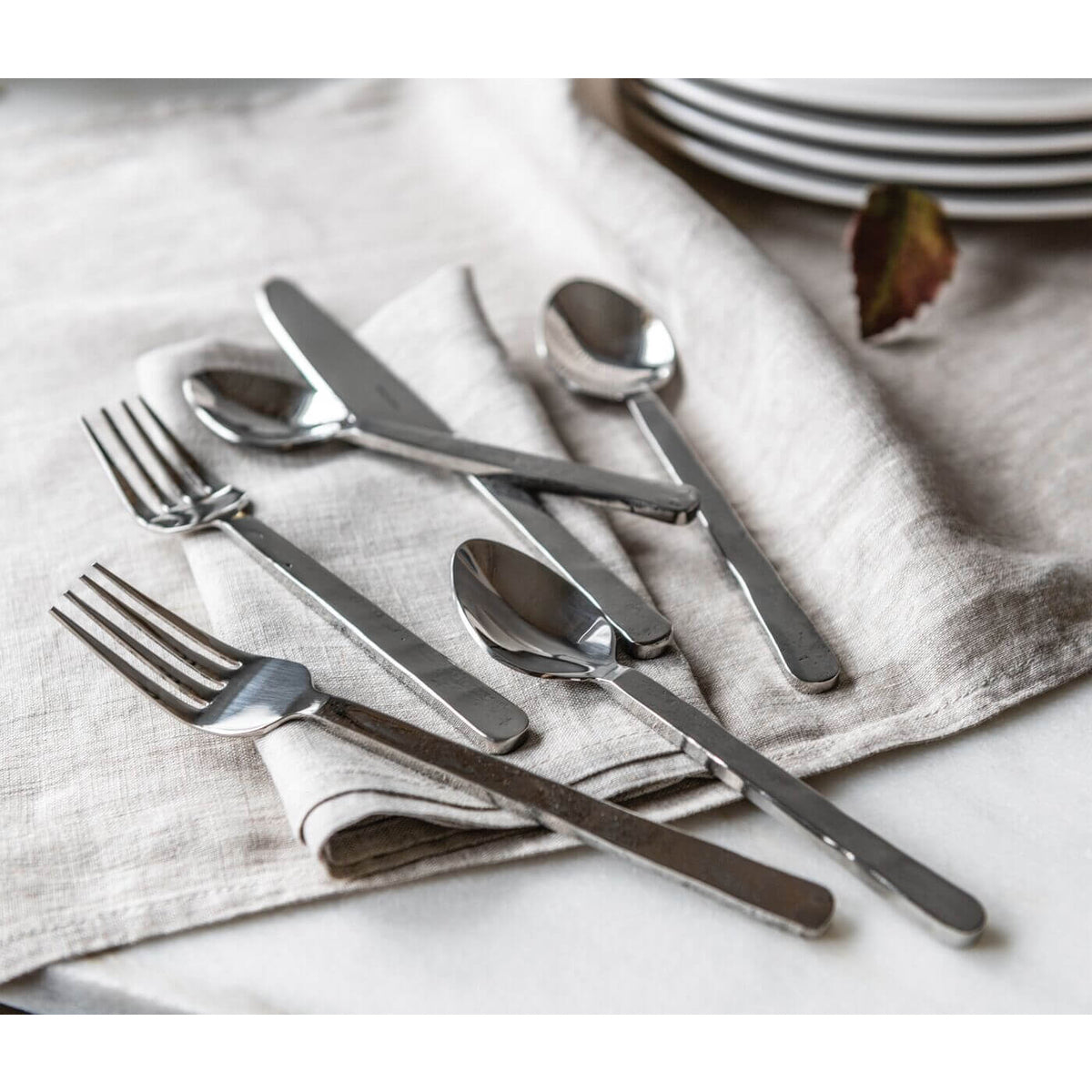 Simon Pearce Orleans 5-Piece Flatware Setting