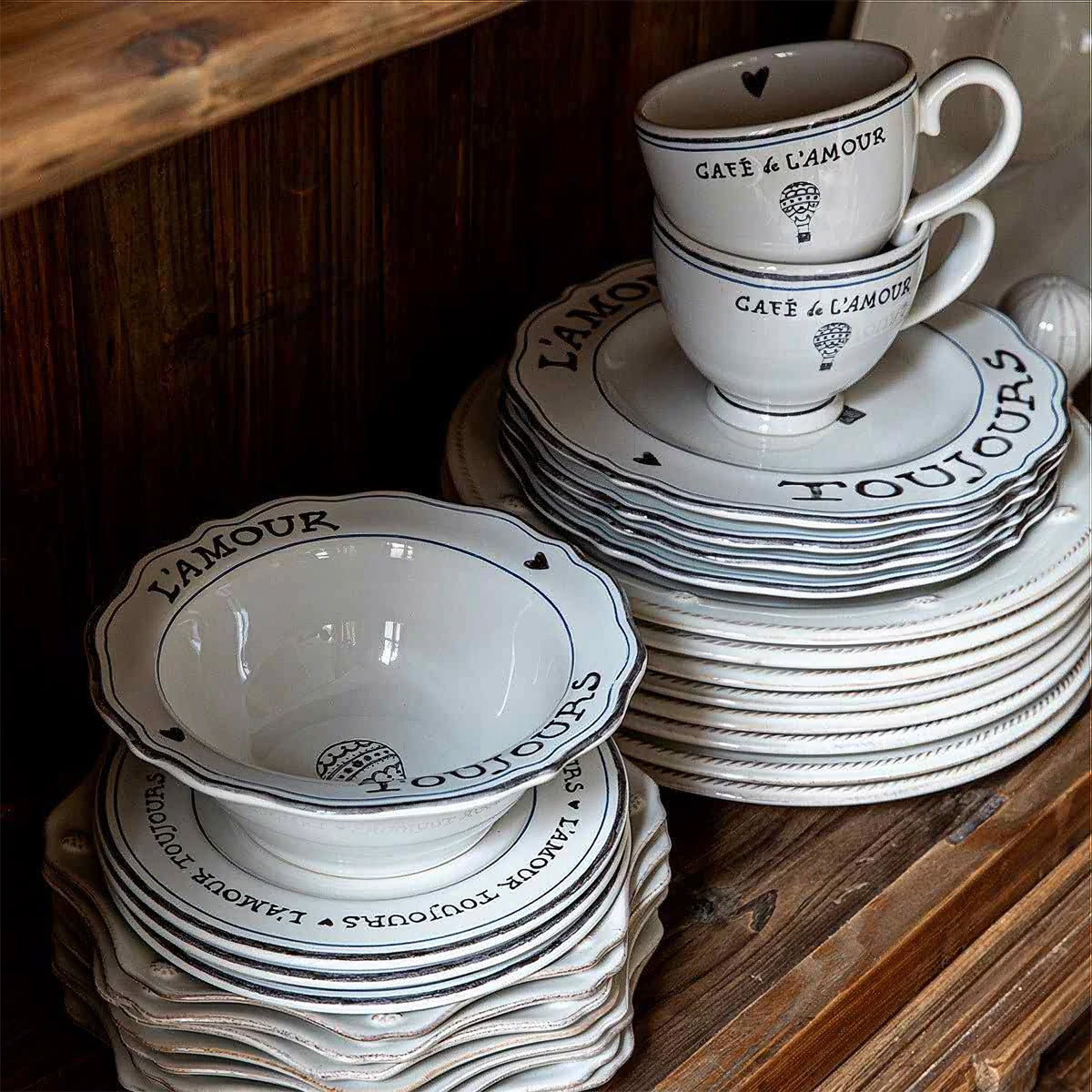 Juliska L'Amour Toujours Cereal/Ice Cream Bowl