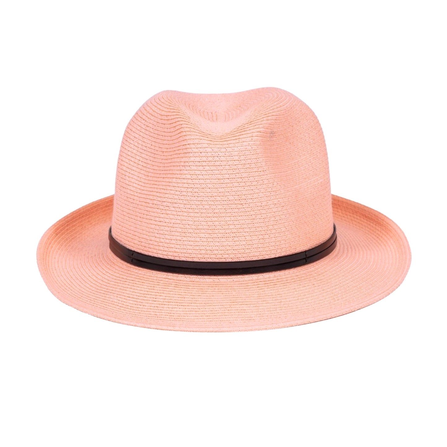 Travaux en Cours Apricot Leather Tie Paper Hat