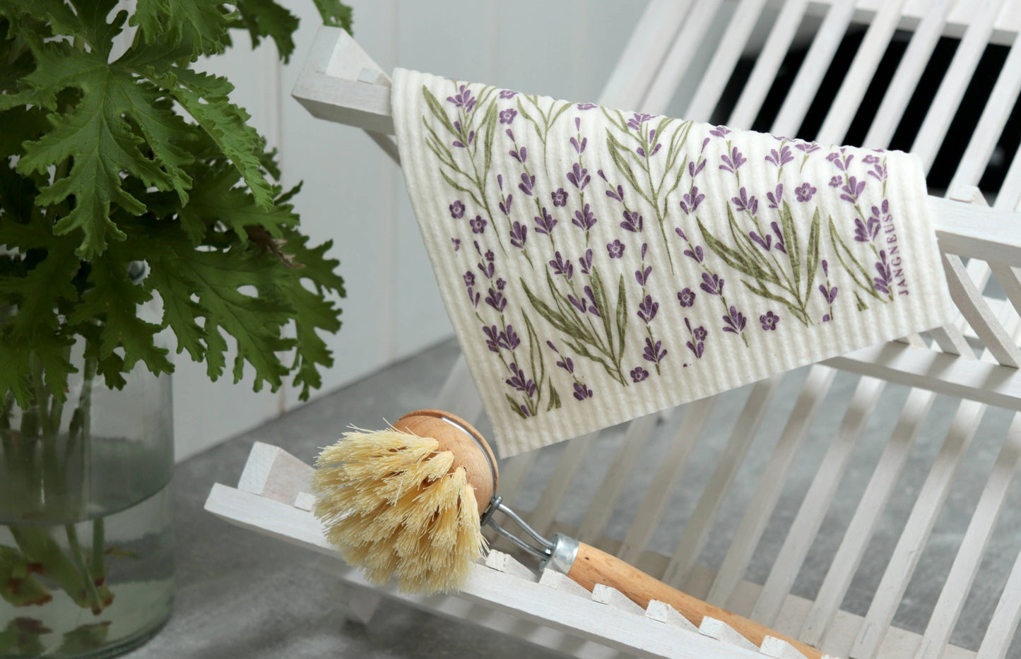 Jangneus - Swedish Dishcloth - Lavender - Green