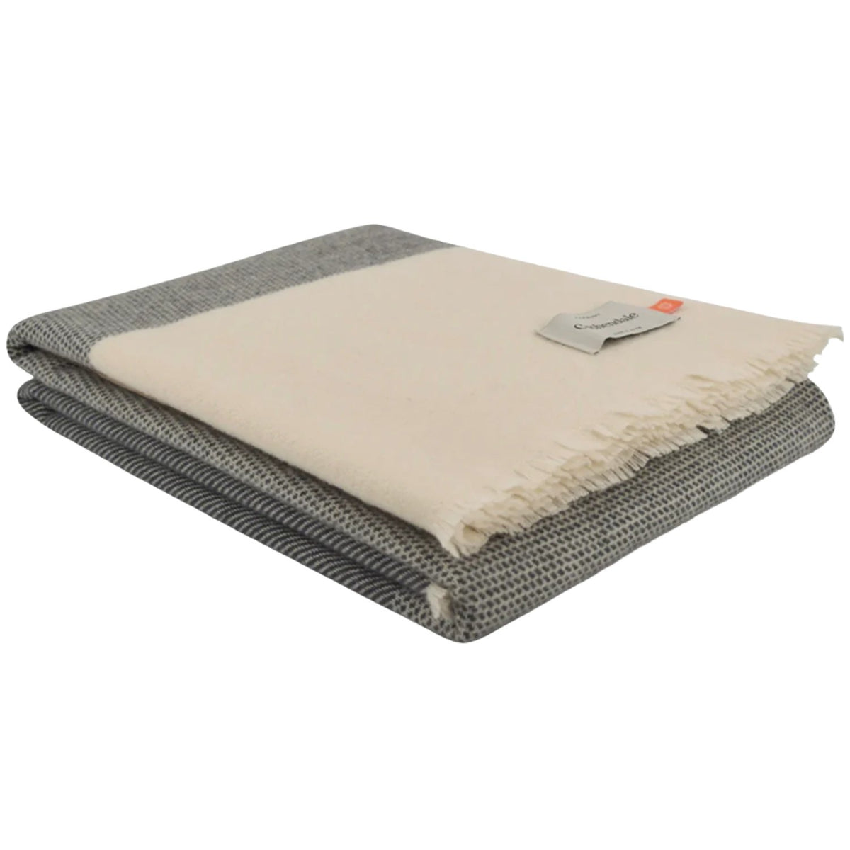 Cushendale Charcoal Ballyogan Lambswool Large Throw