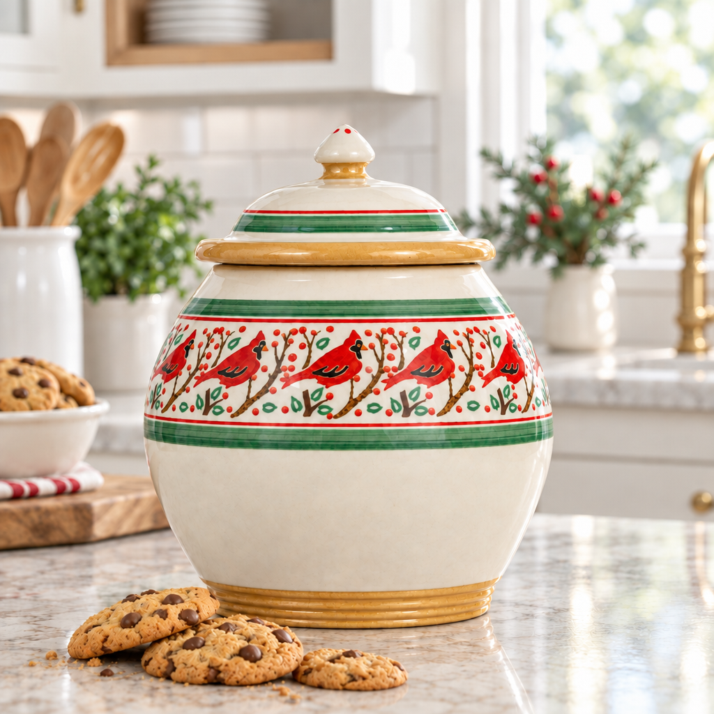 Nicholas Mosse Berry Bird Cookie Jar