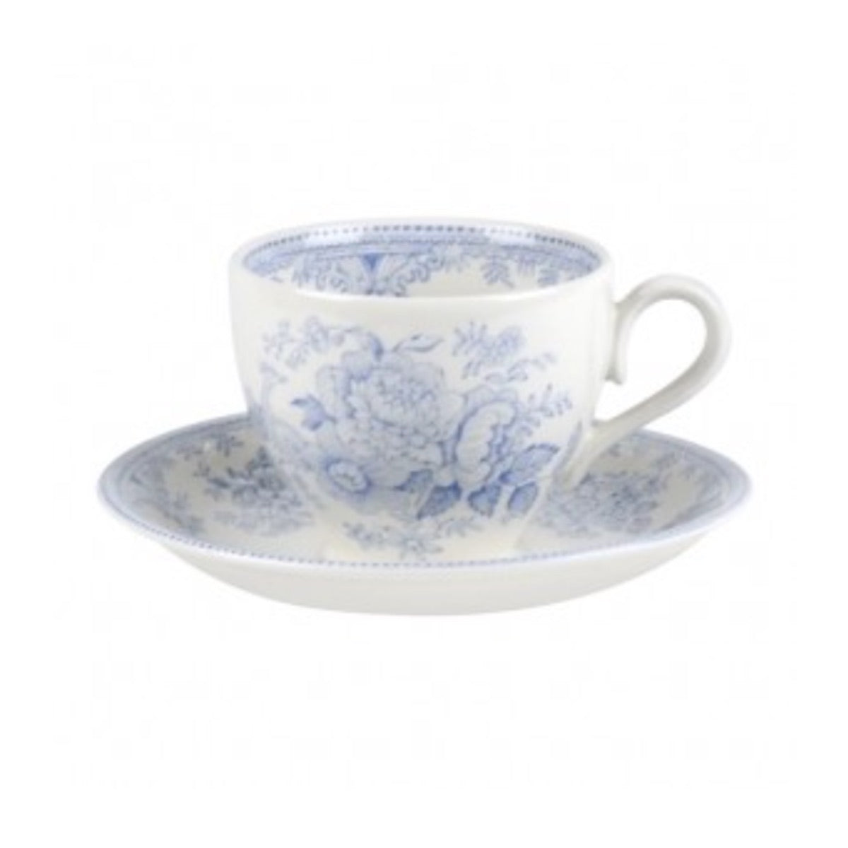 Burleigh Blue Asiatic Pheasants Teacup & Saucer