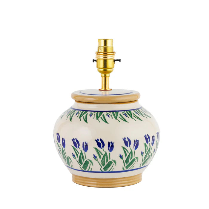 Nicholas Mosse Blue Blooms 5'' Lamp Base