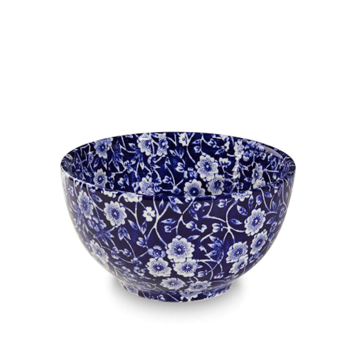 Burleigh Blue Calico Small Sugar Bowl