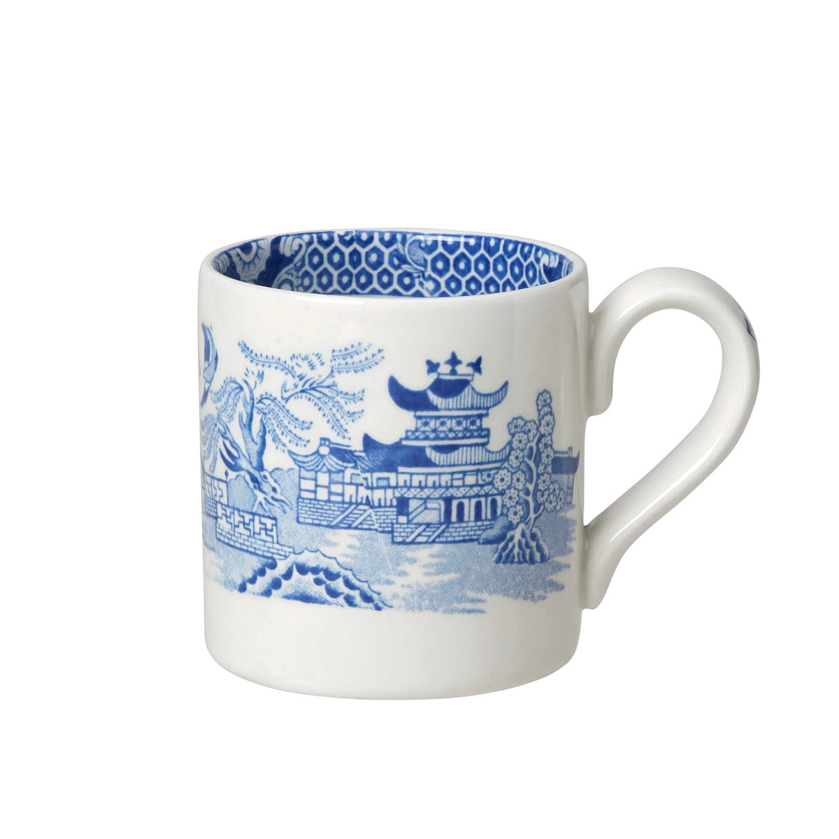 Burleigh Blue Willow Small Half Pint Mug