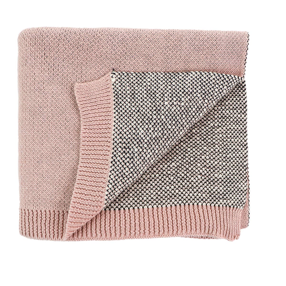 Viverano Organics - Bunny - Organic Jacquard Knit Baby Blanket