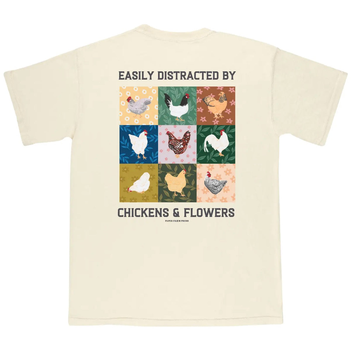 Chickens & Flowers Tee