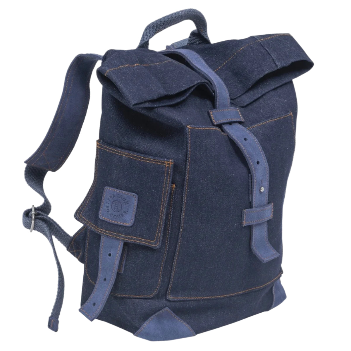 Travaux en Cours Denim Blue Small City Backpack – Ann Marie's