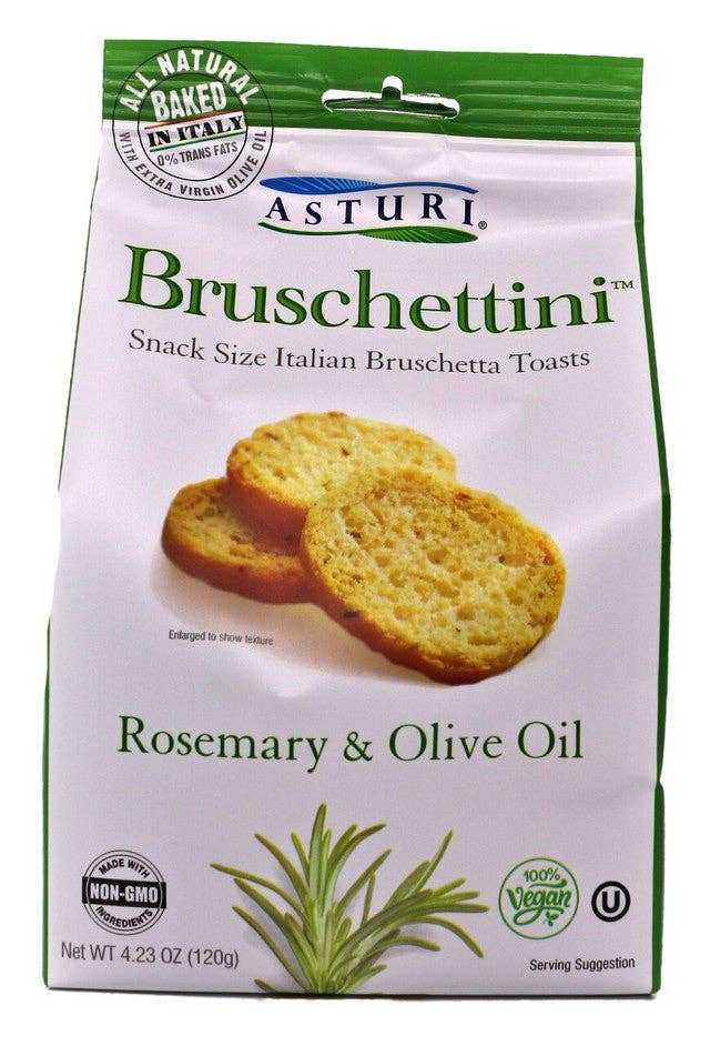 Asturi Rosemary & Olive Oil Bruschettini 4.23 oz