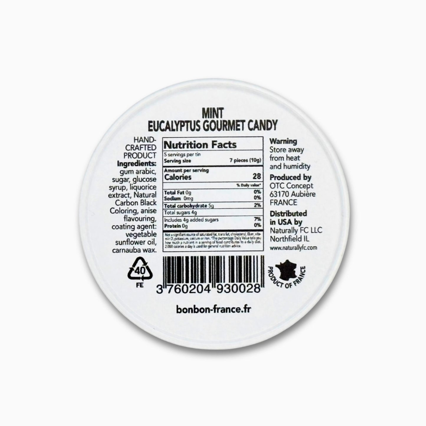 Saint-Ange Mint Eucalyptus Candies