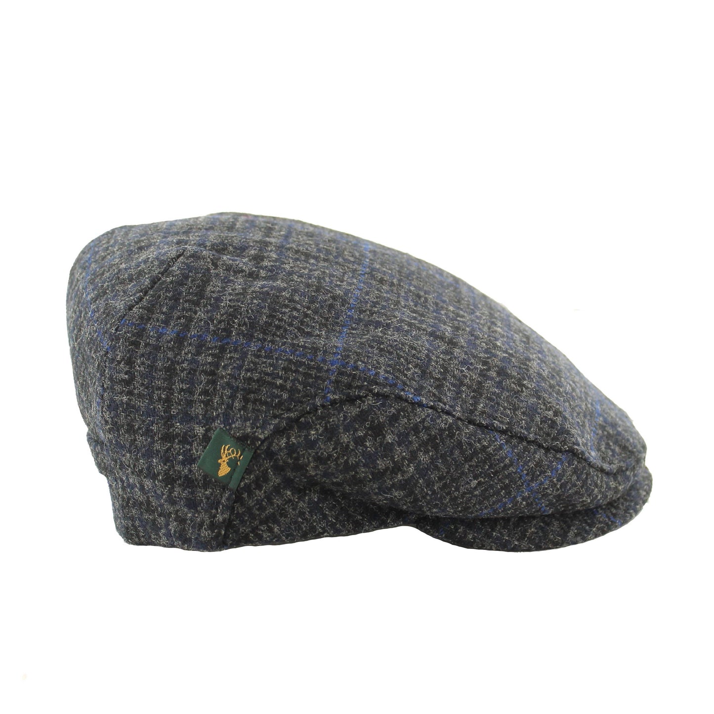 Mucros Weavers - Men's Tweed Trinity Cap - Blue