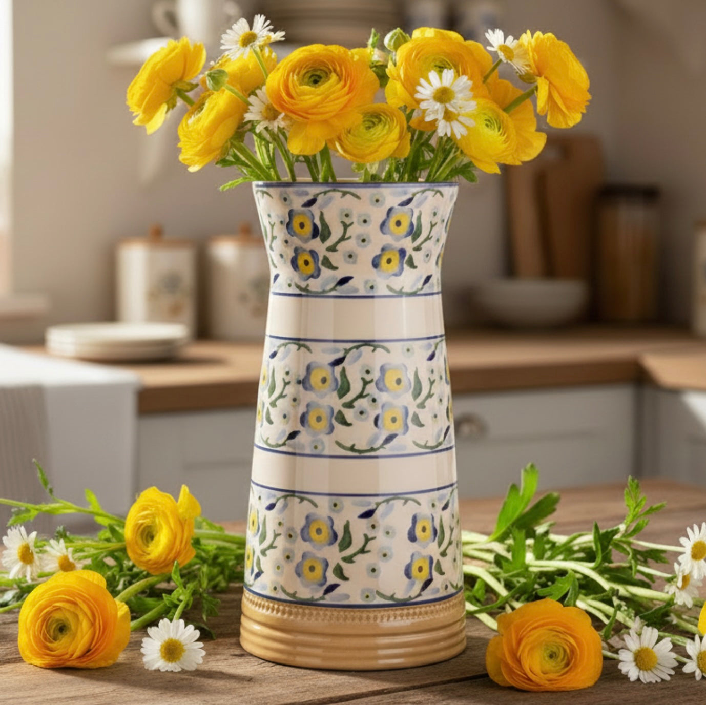 Nicholas Mosse Forget Me Not Medium Tapered Vase