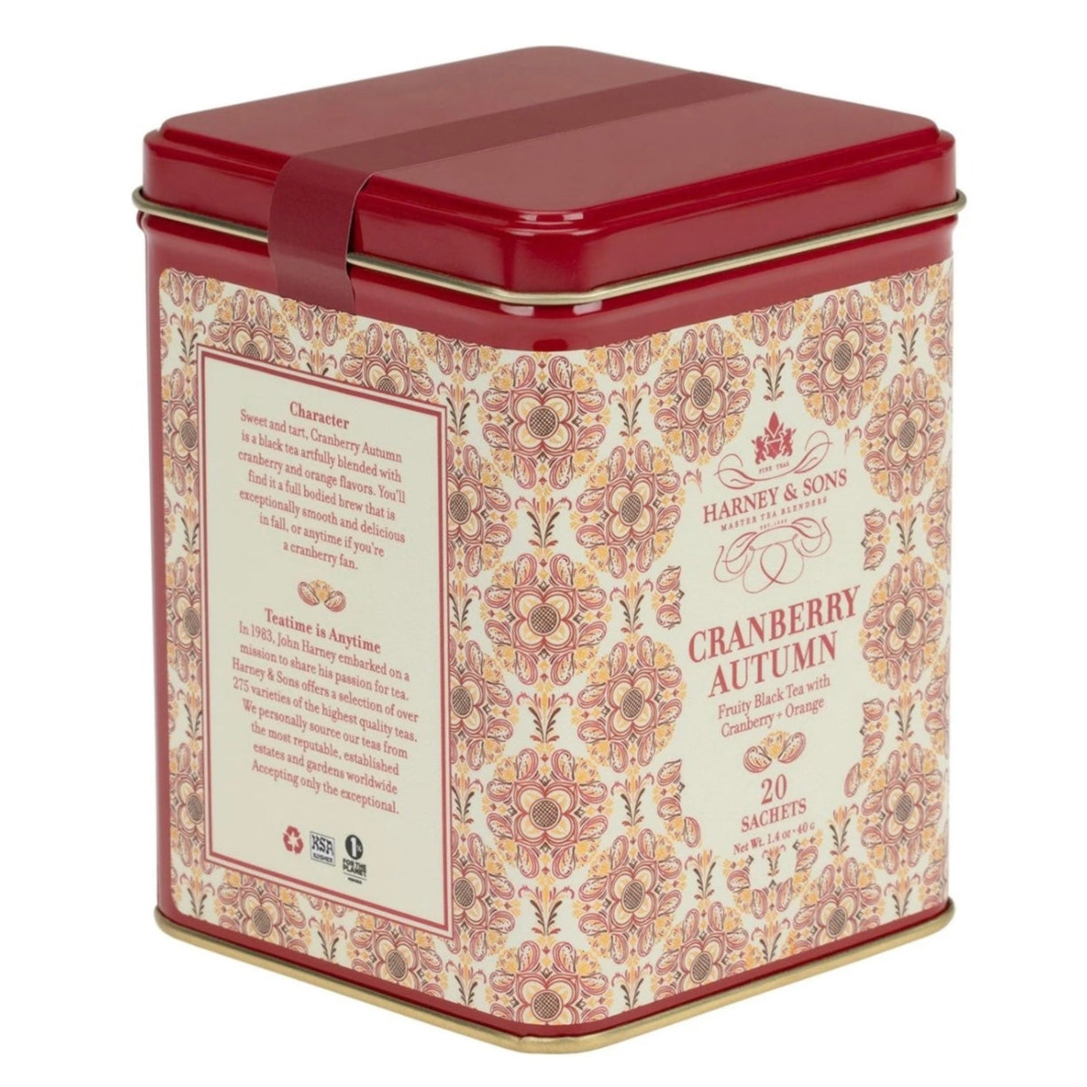 Harney & Sons Cranberry Autumn Tea - 20 Sachets