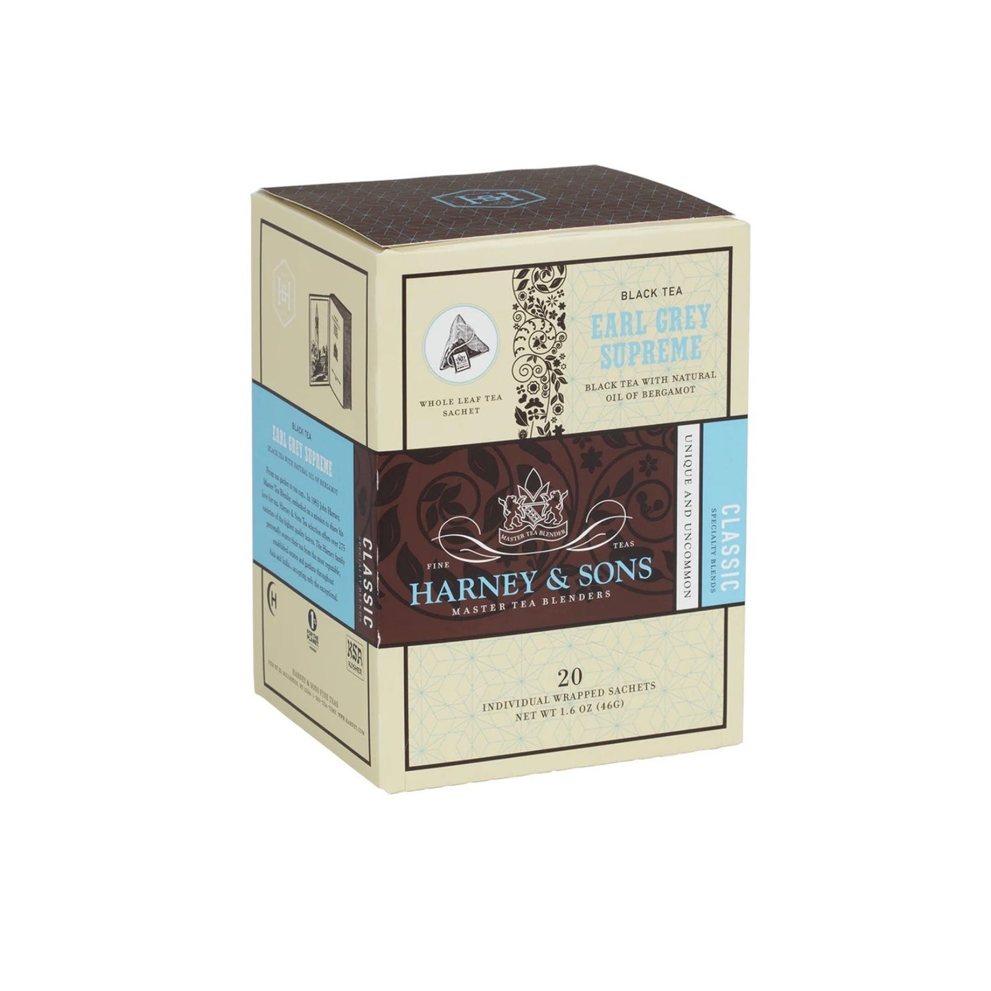 Harney & Sons Earl Grey Supreme Tea - 20 Sachets