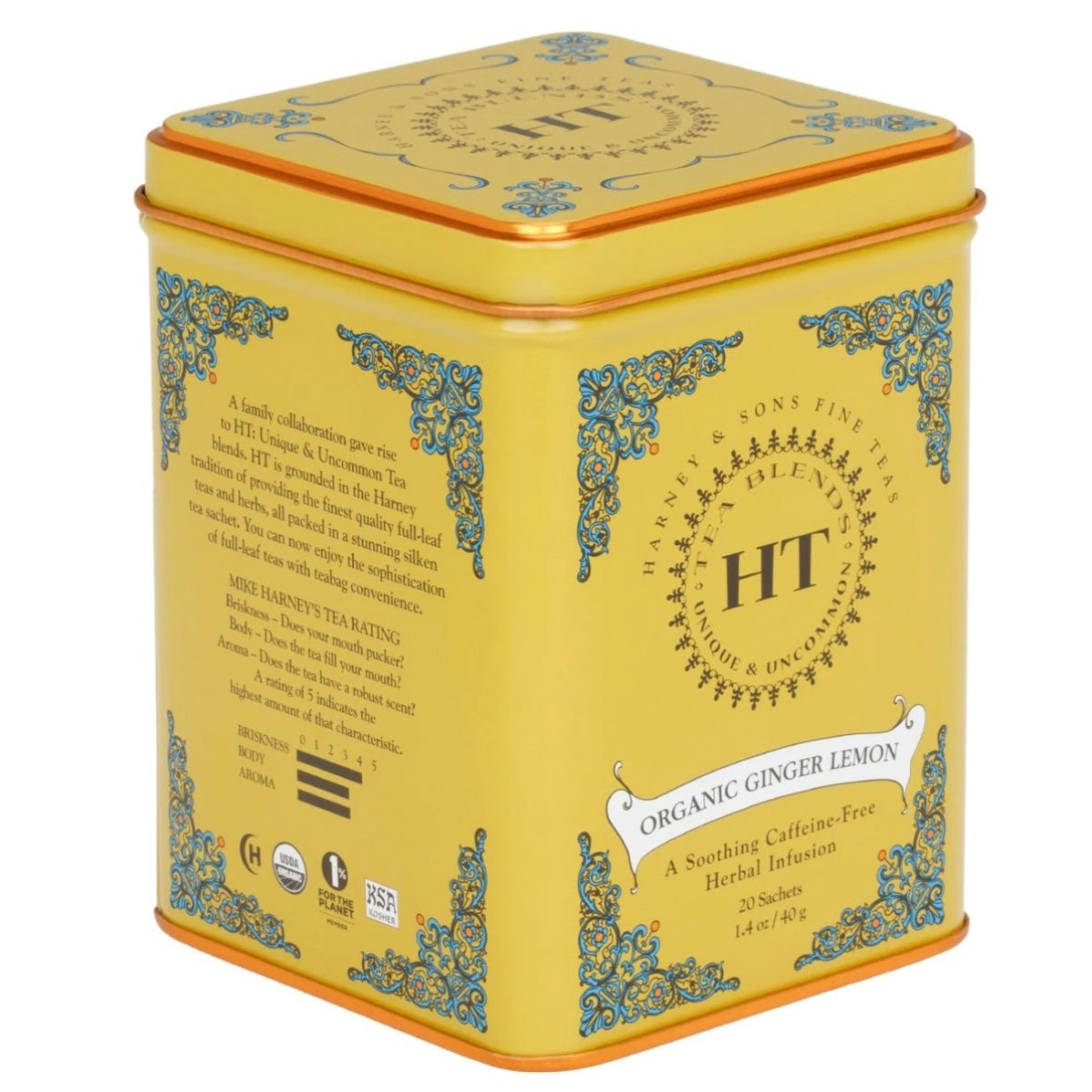 Harney & Sons Organic Ginger Lemon Tea - 20 Sachets