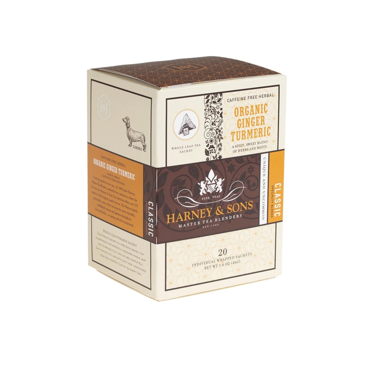 Harney & Sons Organic Ginger Turmeric Tea - 20 Sachets