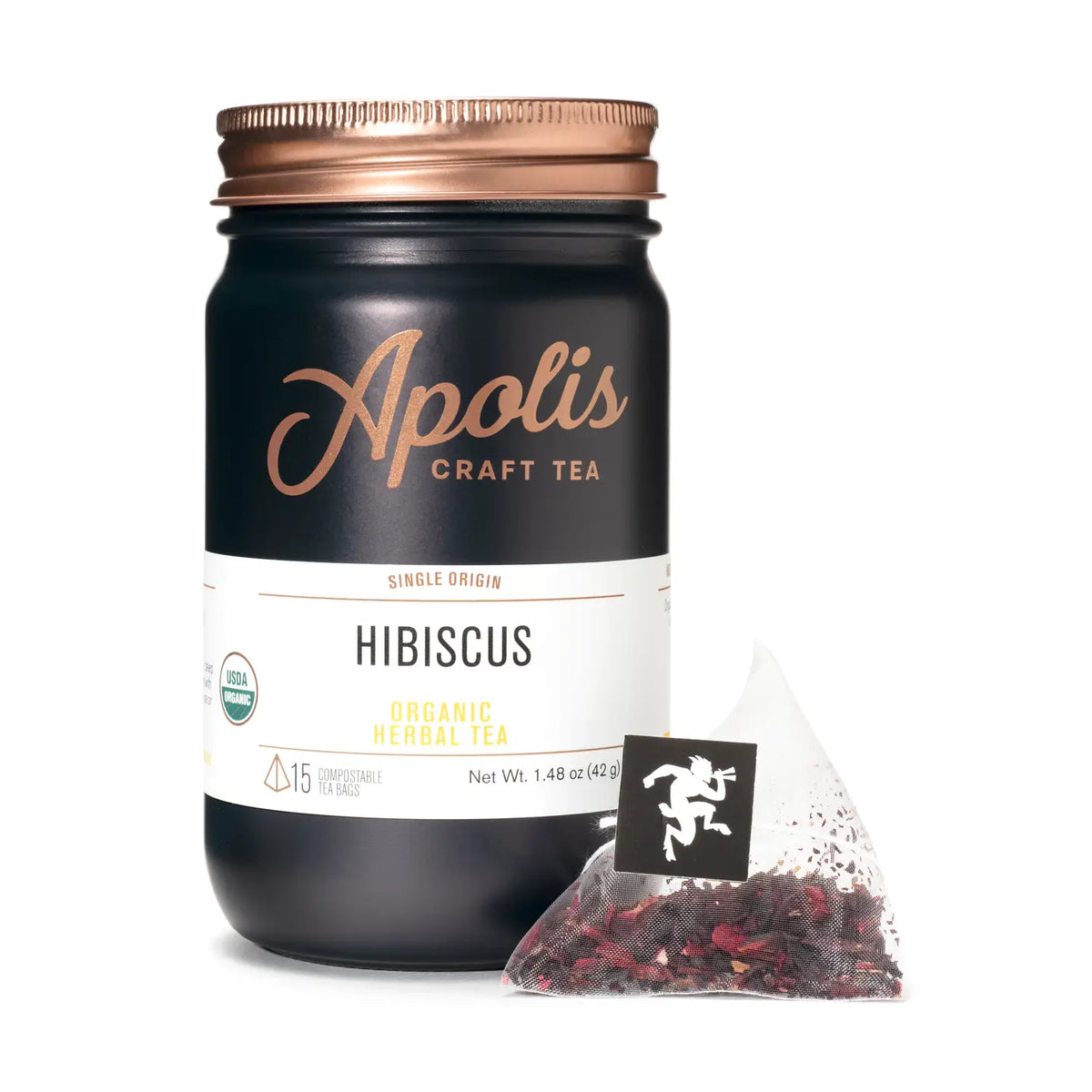 Apolis Tea Organic Hibiscus - 15 Tea Bags