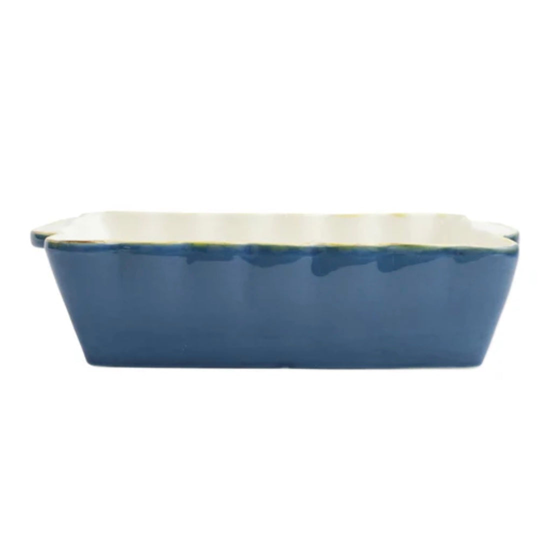 Vietri Italian Bakers Blue Medium Rectangular Baker