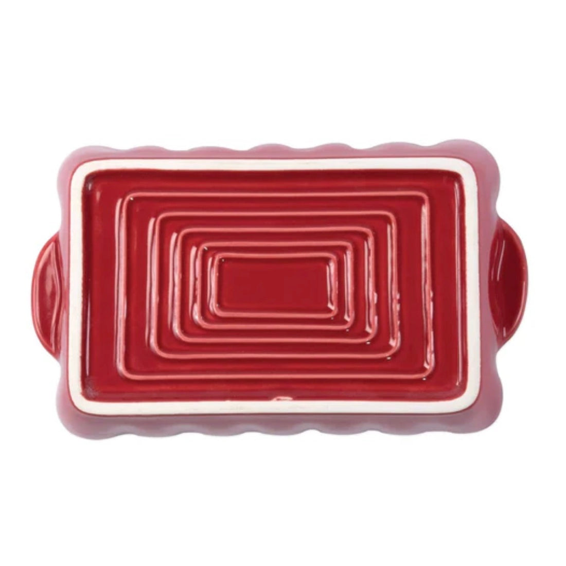 VIETRI Italian Bakers Red Small Rectangle Baker