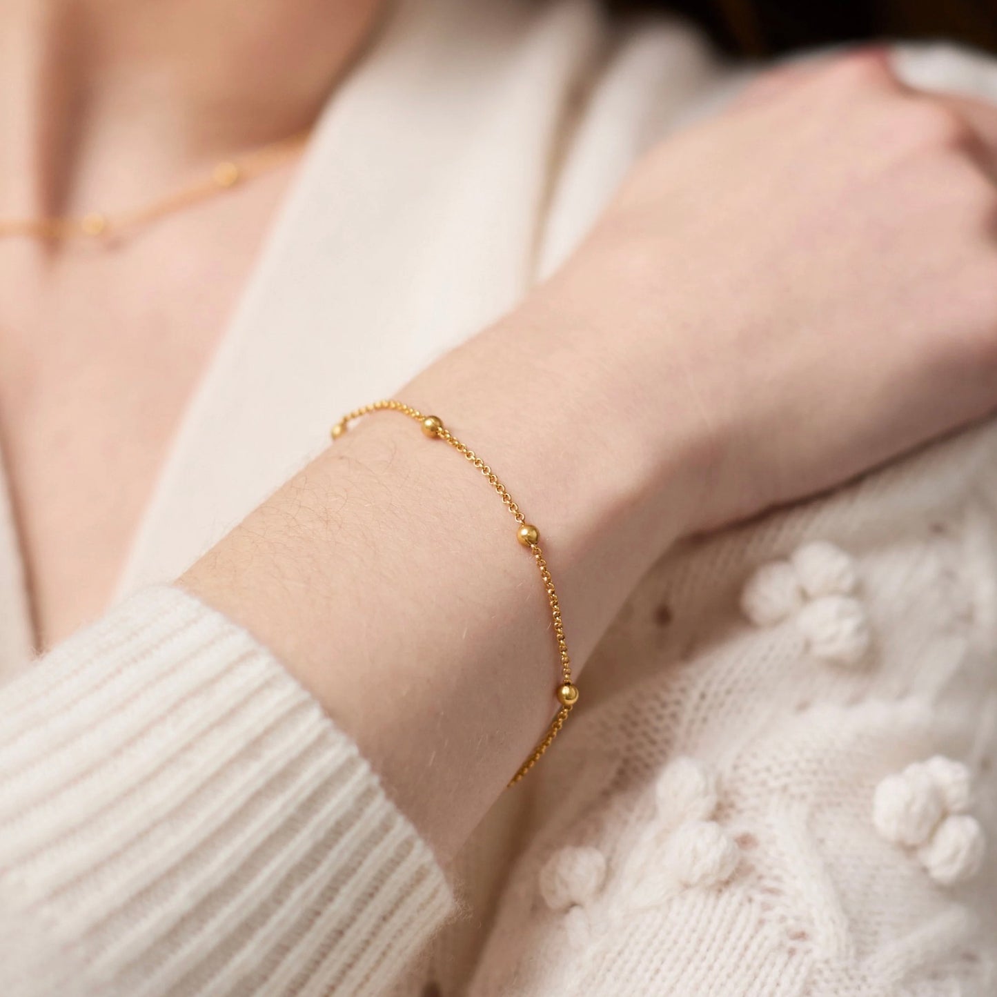 Julie Vos Solara Delicate Bracelet - Gold