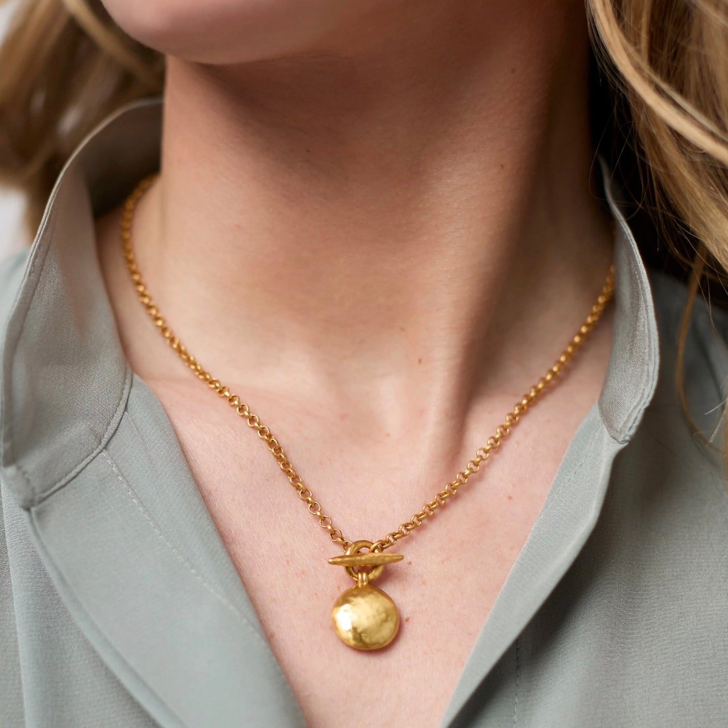 Julie Vos Solara Delicate Necklace - Gold