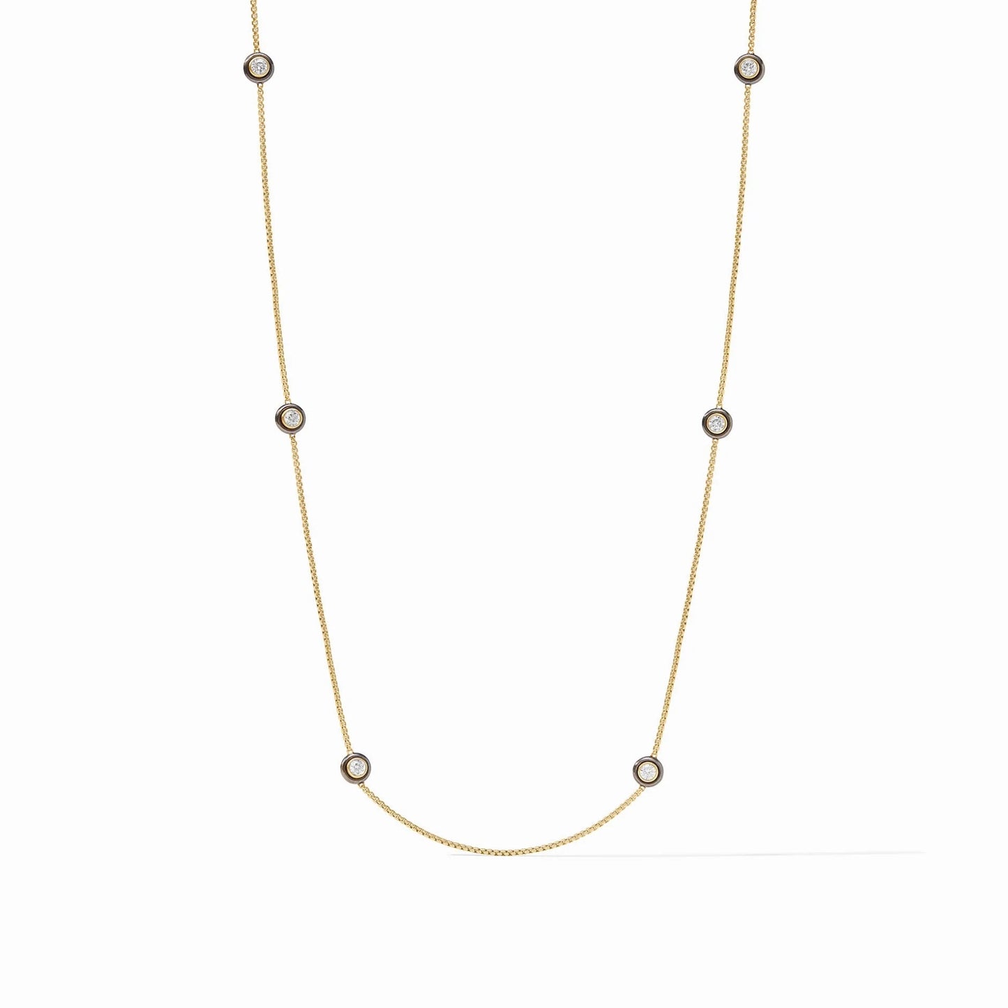 Julie Vos Tribeca Station Necklace - Mixed Metal