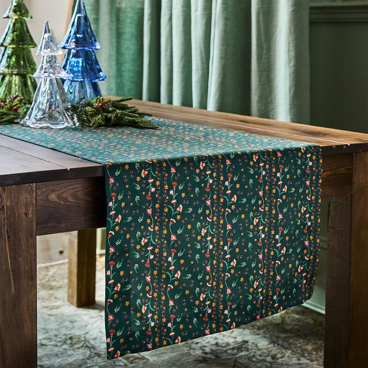 Juliska Klara 18" x 90" Table Runner - Evergreen