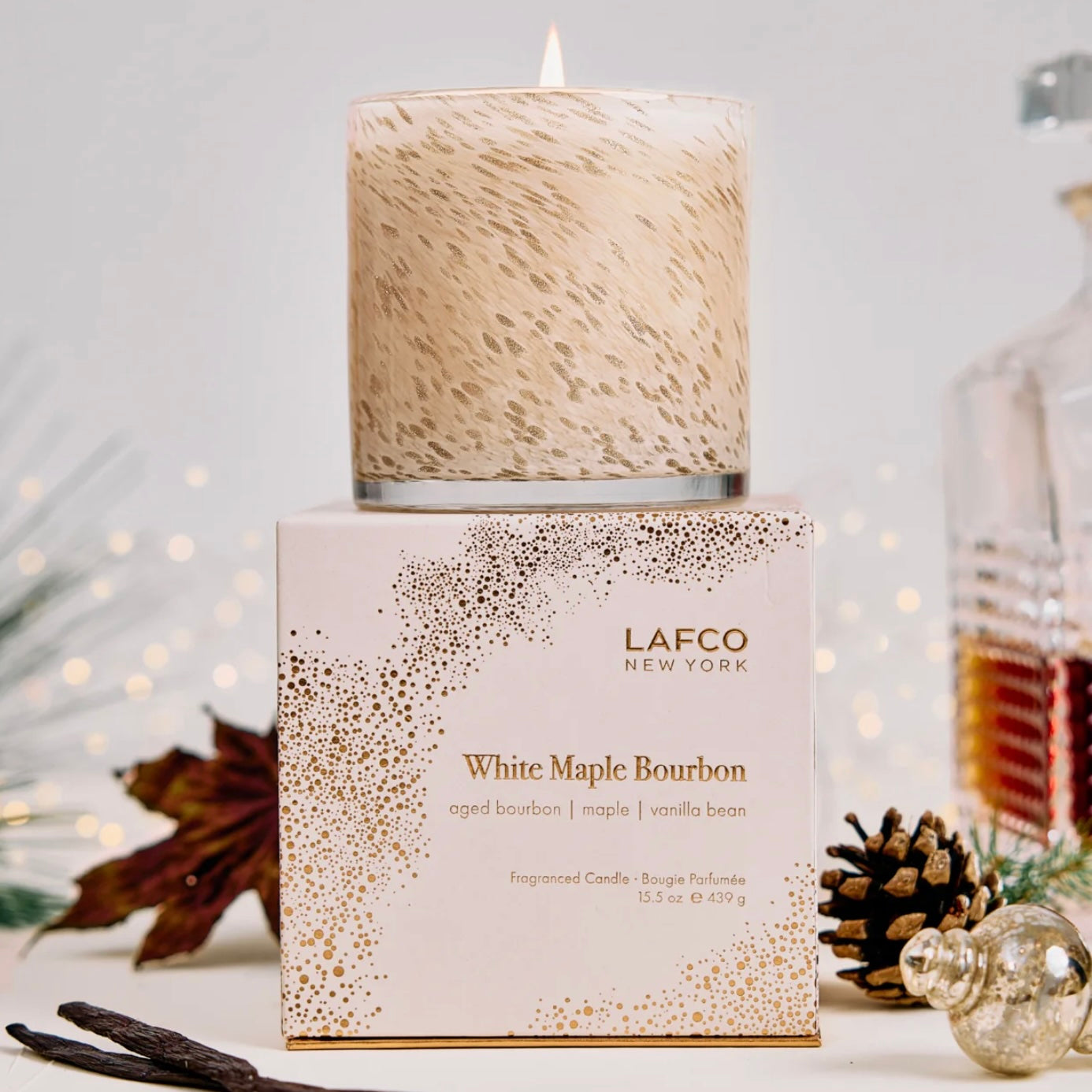 Lafco White Maple Bourbon Candle 15.5 oz