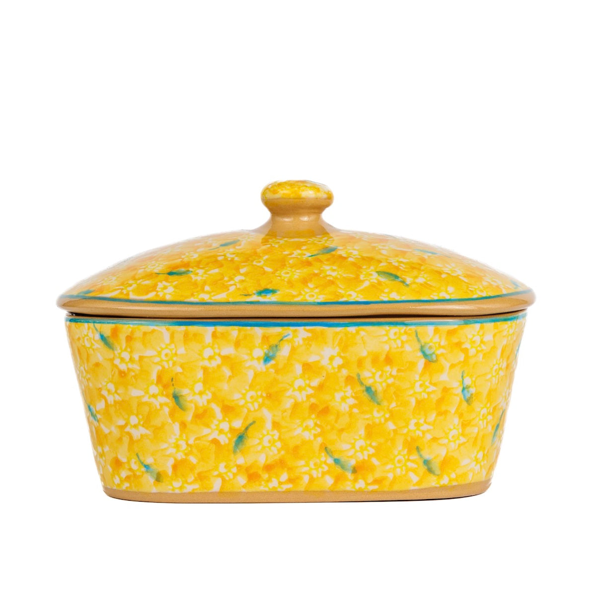 Nicholas Mosse Lawn Yellow Covered Butter Dish