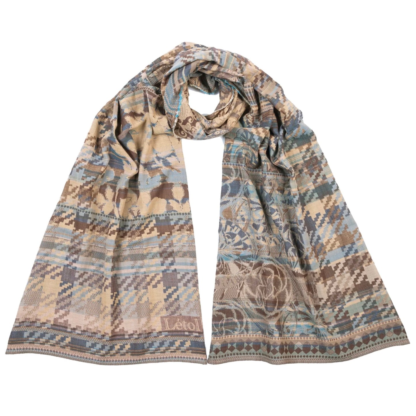 Létol Lambert Creme Organic Cotton Scarf