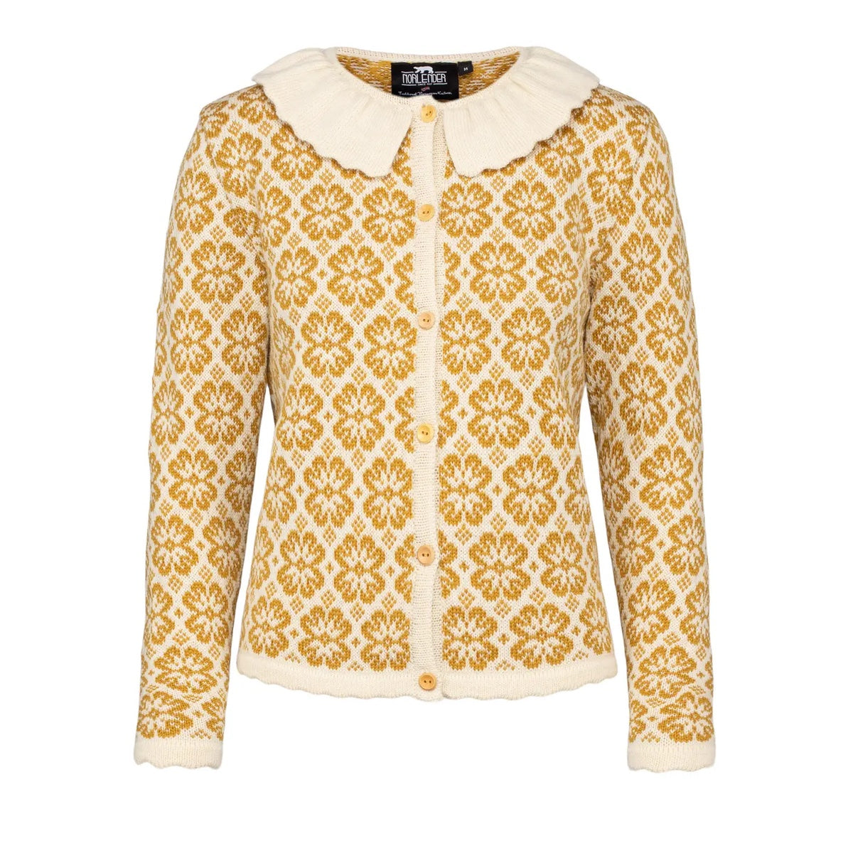 Norlender Lisa Wool Cardigan - Ochre