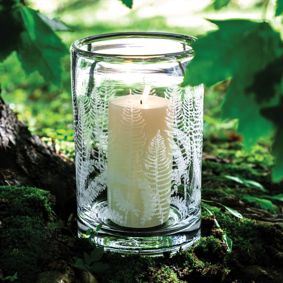 Simon Pearce Fern Hurricane-Medium