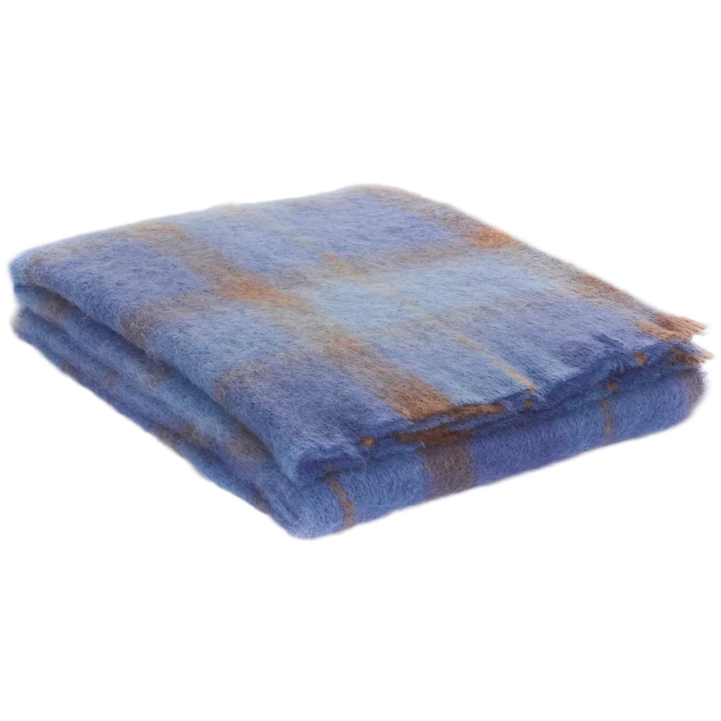 Cushendale Mohair Throw Blanket Small - Bluebird