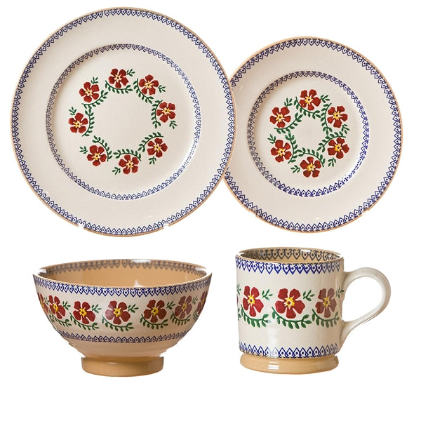 Nicholas Mosse Old Rose 4 Pc Place Setting