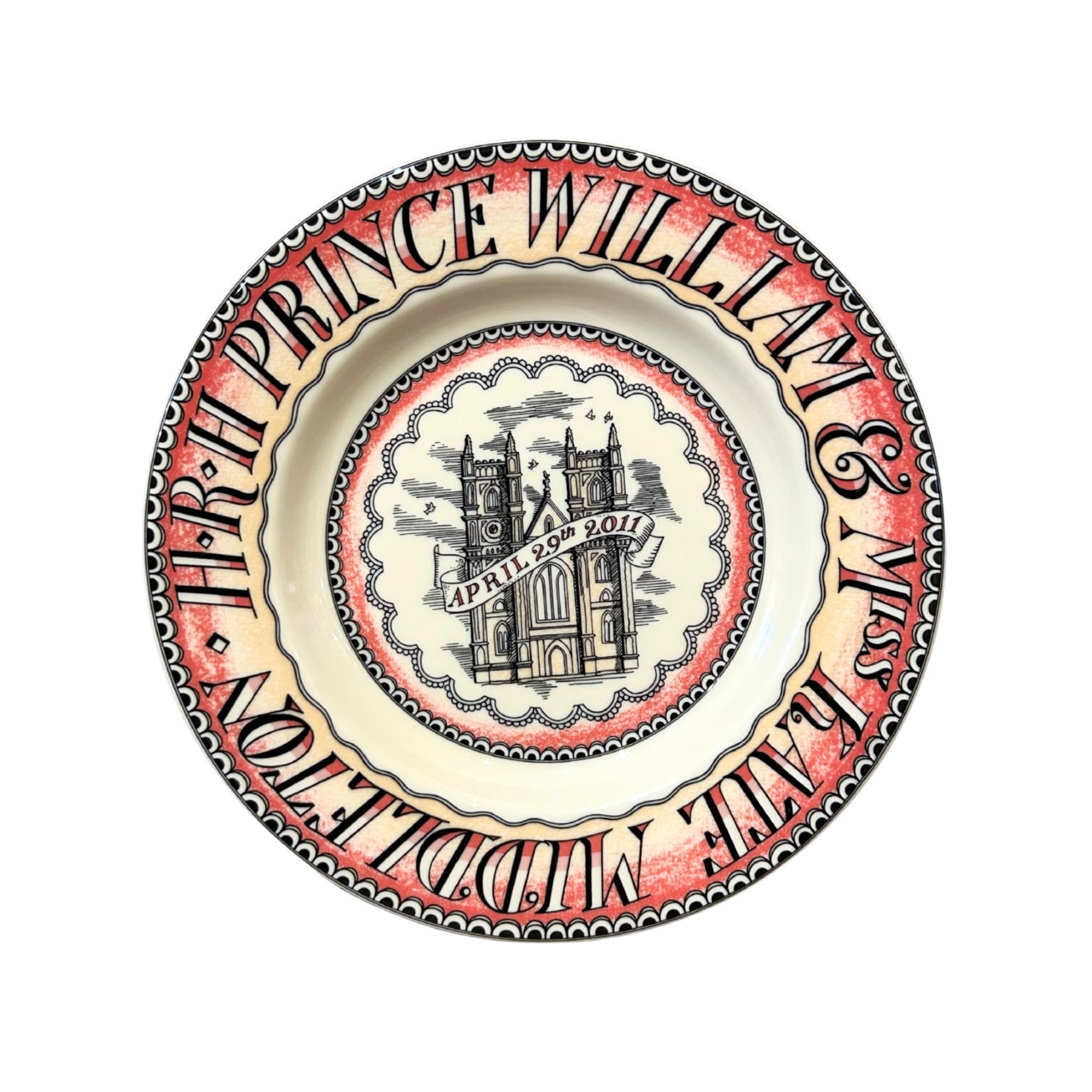 Emma Bridgewater Prince William and Miss Kate Middleton Plate