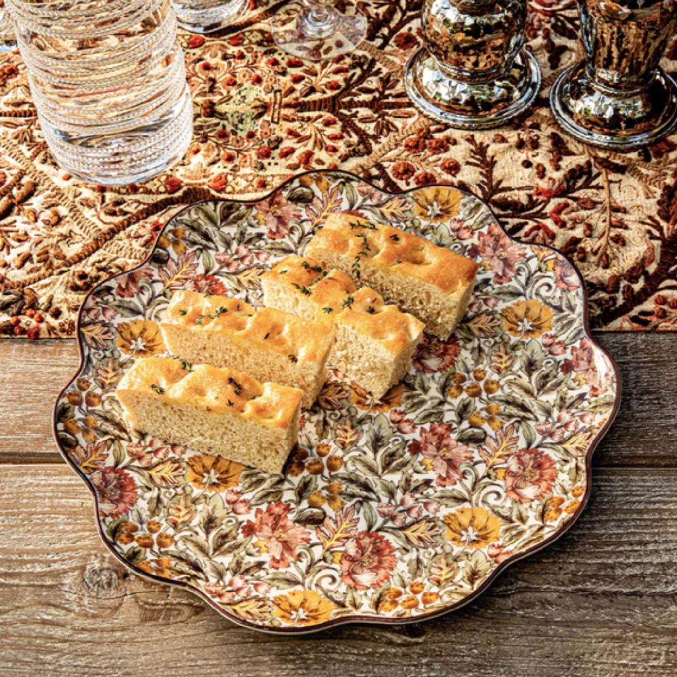 Juliska Willa Charger/Platter - Amber