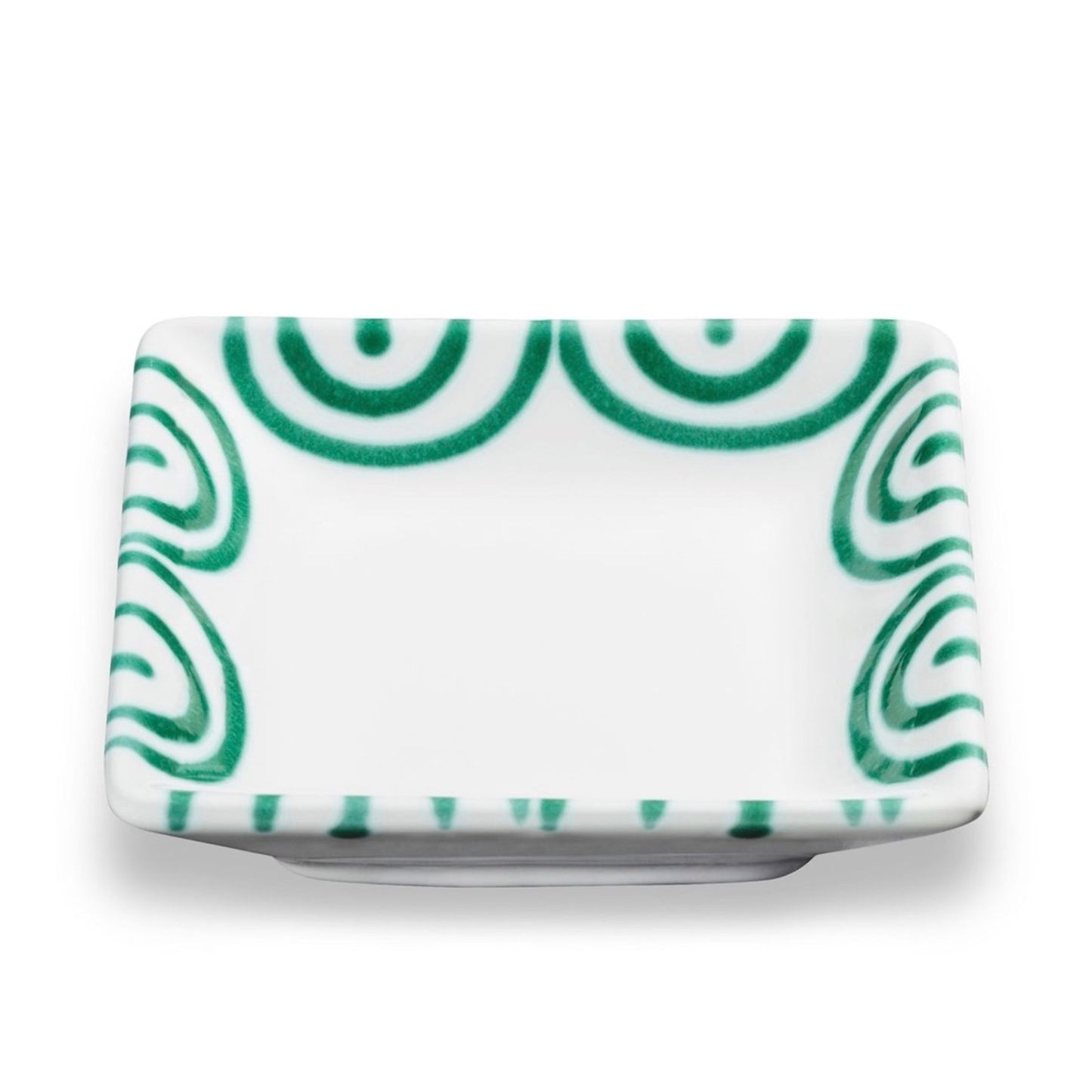 Dizzy Green Square Snack Tray