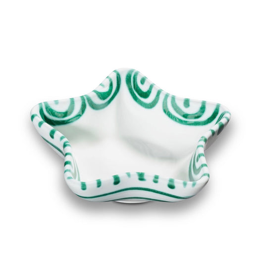 Dizzy Green Star Dish 5.5"