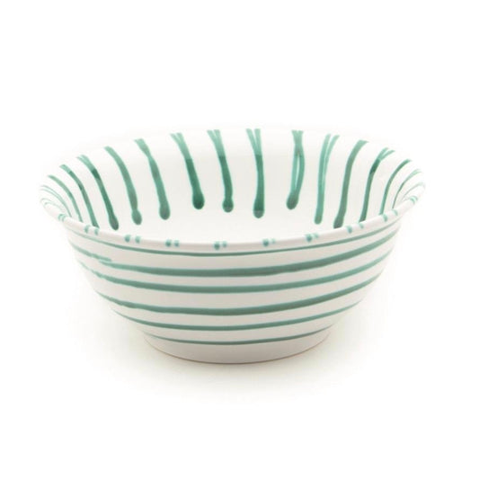 Dizzy Green Medium Salad Bowl 10.25"